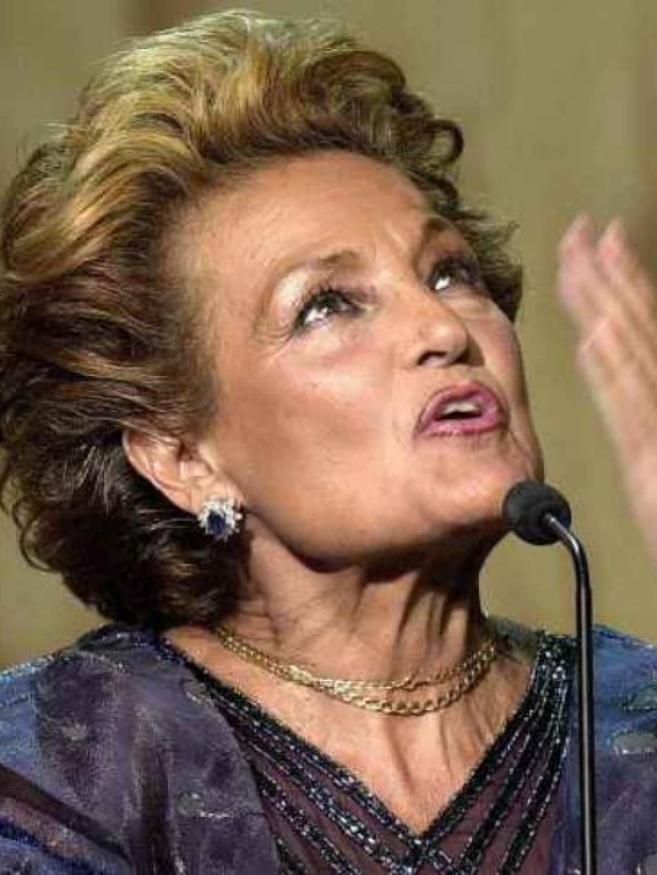 Carmen Sevilla en un acto público.