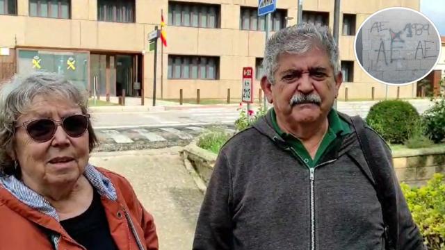 Marcel Camacho, hijo de Marcelino Camacho, tras poner la denuncia por el ataque vandálico a la casa de su padre