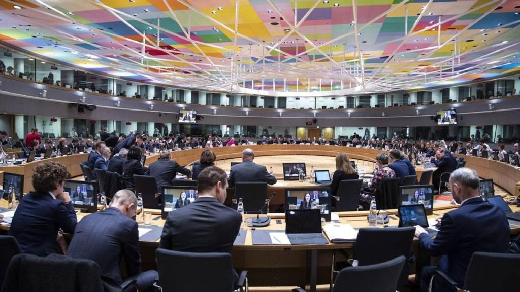 Imagen de archivo de un Consejo de Telecomunicaciones de la UE en Bruselas.