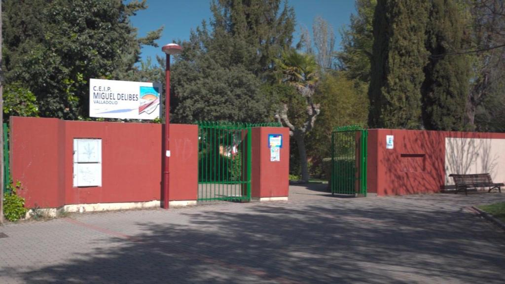 El Colegio Miguel Delibes en Valladolid, donde debería construirse el polideportivo