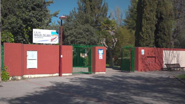 El Colegio Miguel Delibes en Valladolid, donde debería construirse el polideportivo