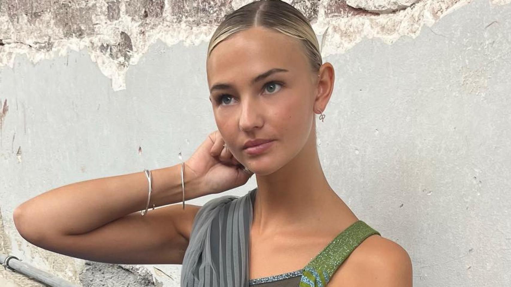 Mia Regan, la novia de Romeo Beckham, en una imagen de sus redes sociales.