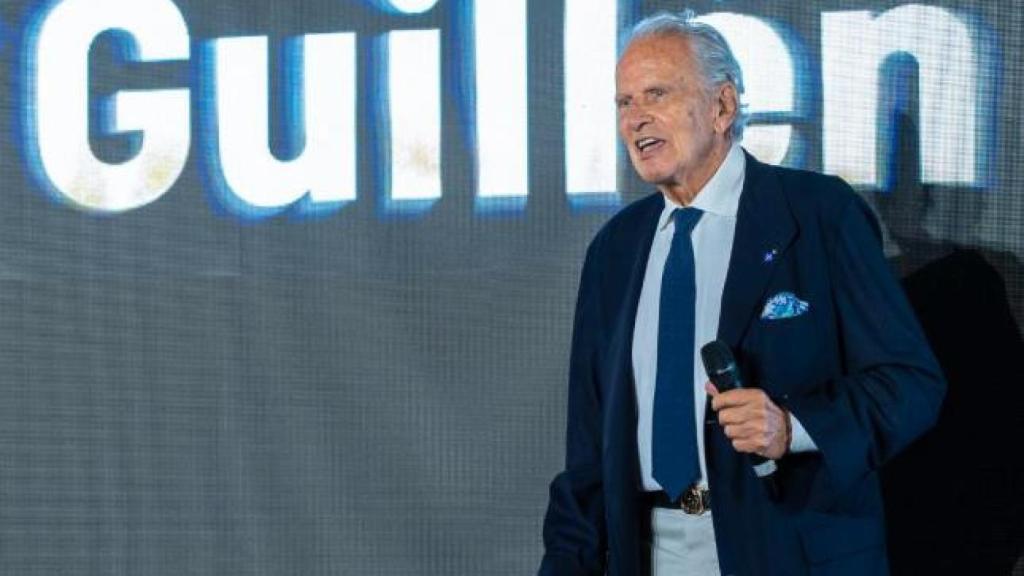 Jorge Guillén, en un acto