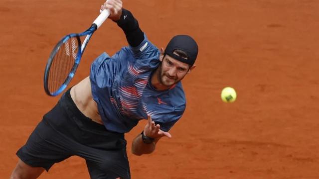 Andrea Vavassori, en un partido.