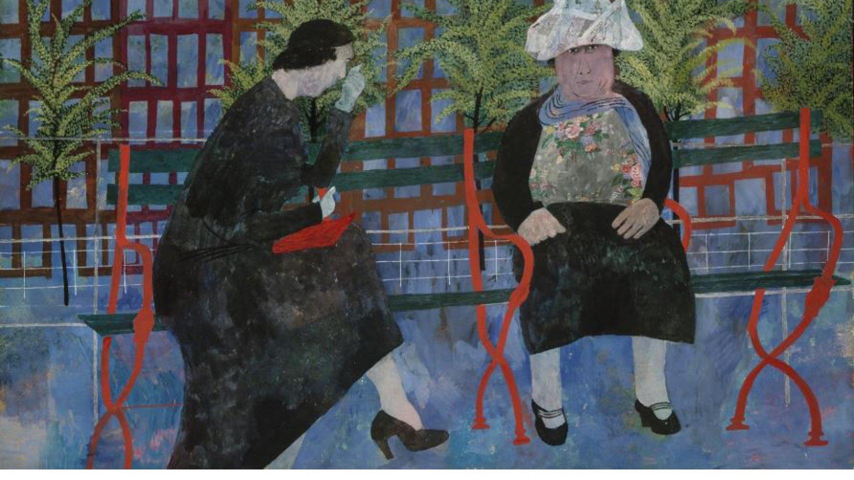'Casi todo el mundo lee el boletín', 1946. Philadelphia Museum of Art © Estate of Ben Shahn / VEGAP, Madrid, 2023