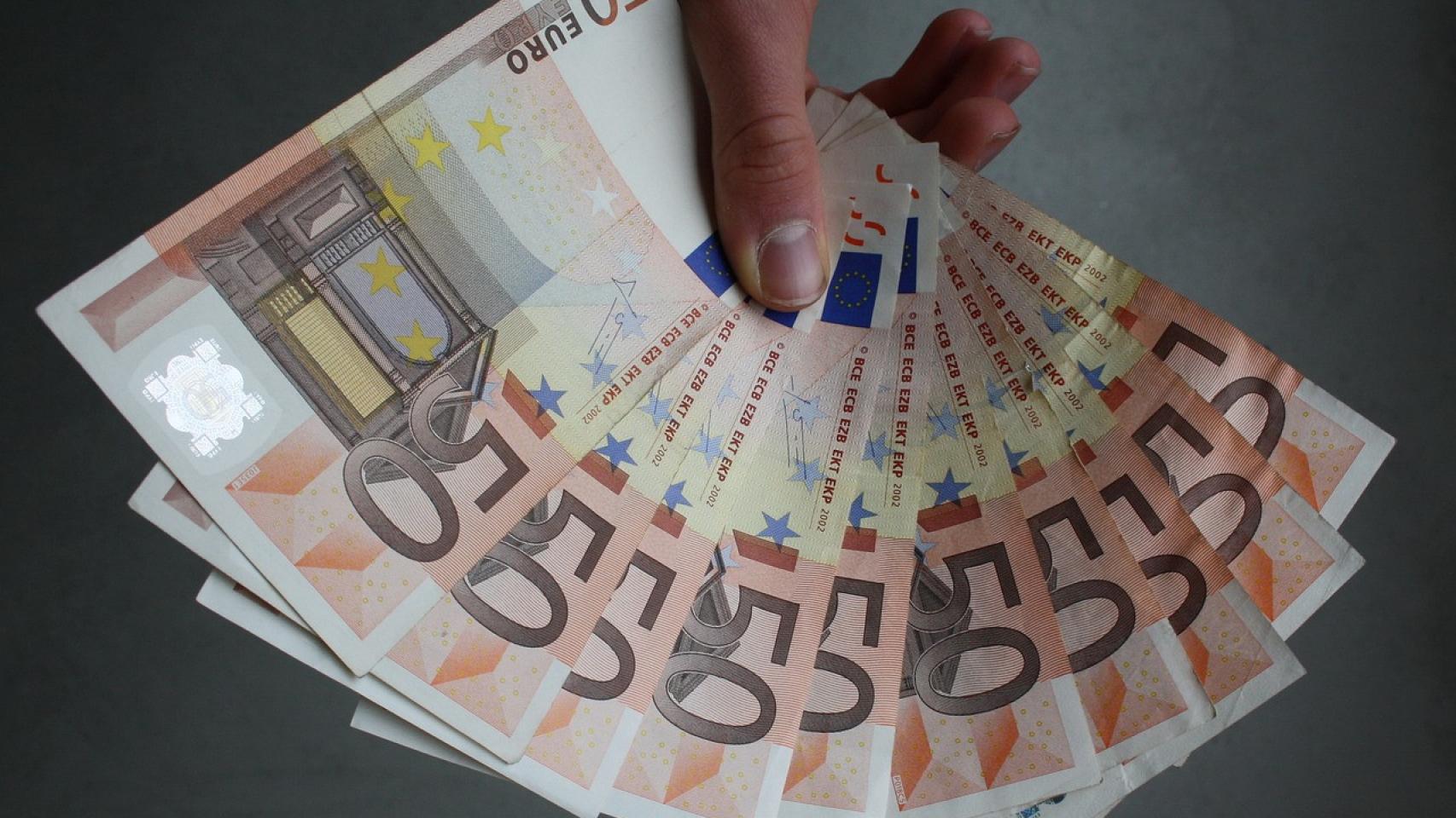 Billetes de 50 euros.