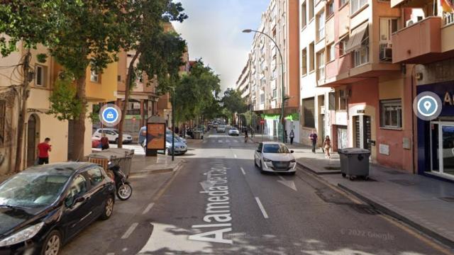 Una zona de la alameda de Capuchinos.