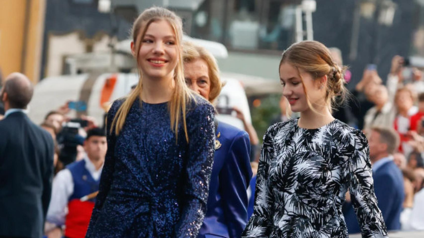 La princesa Leonor y la infanta Sofía
