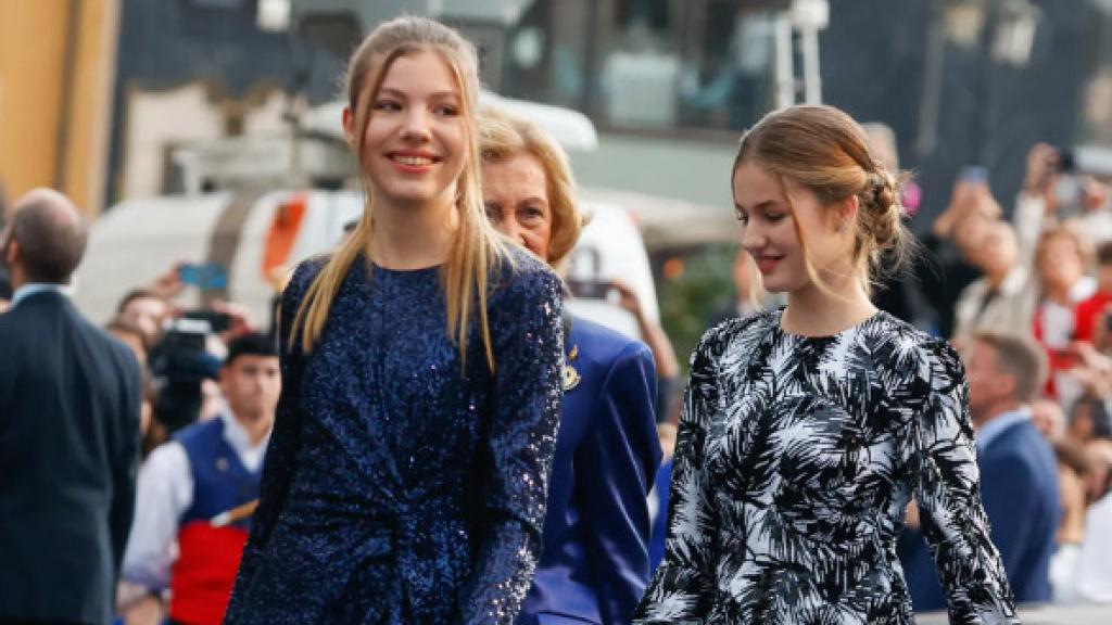 La princesa Leonor y la infanta Sofía