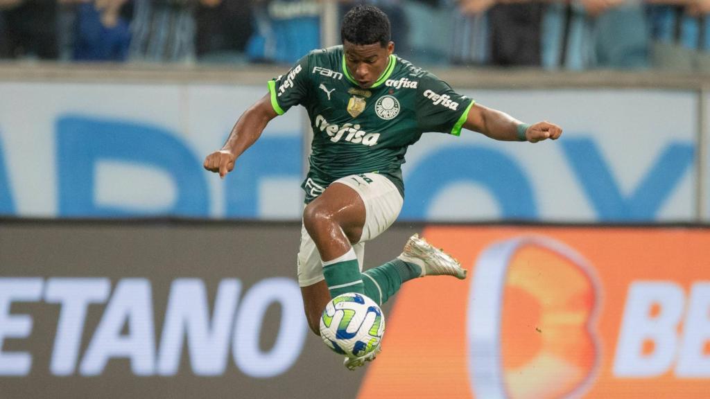 Endrick, con el Palmeiras