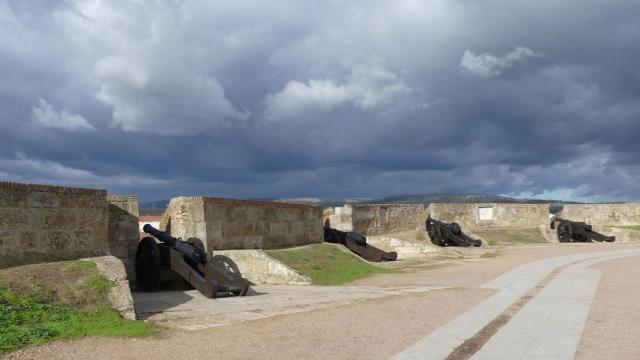 Cañones en la muralla de Ciudad Rodrigo