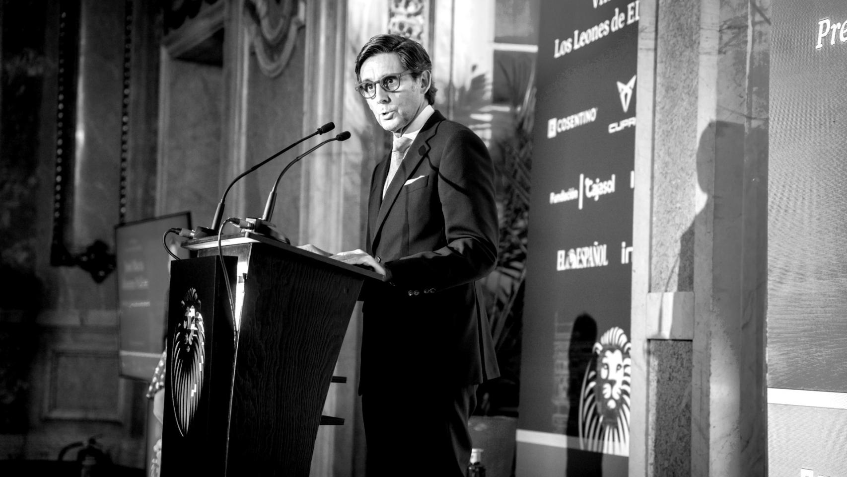 José María Álvarez-Pallete, presidente de Telefónica, premio León de EL ESPAÑOL a la Gestión Empresarial 2023