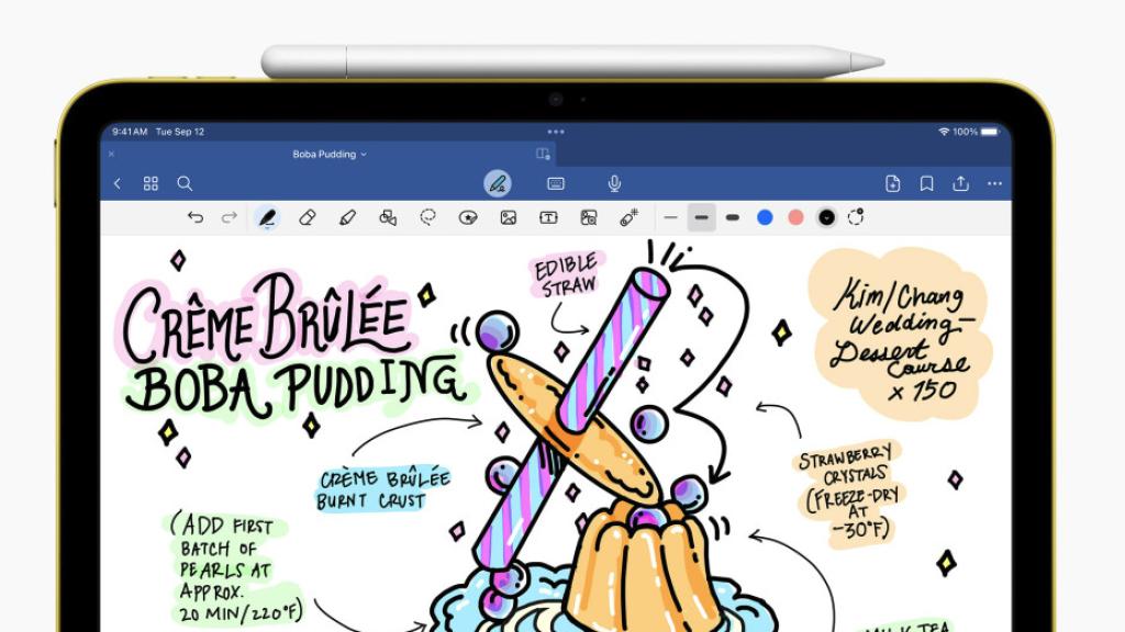iPad con Apple Pencil USB-C