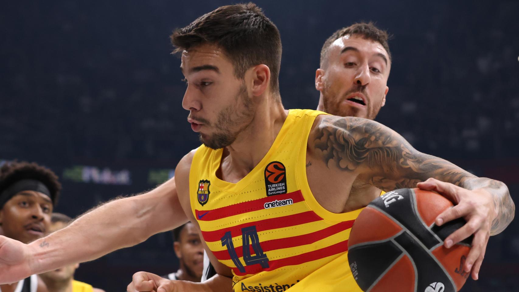 Willy Hernangómez, ante el Partizan