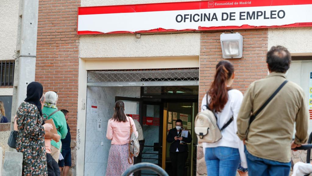 Imagen de archivo de una oficina de empleo de la Comunidad de Madrid.