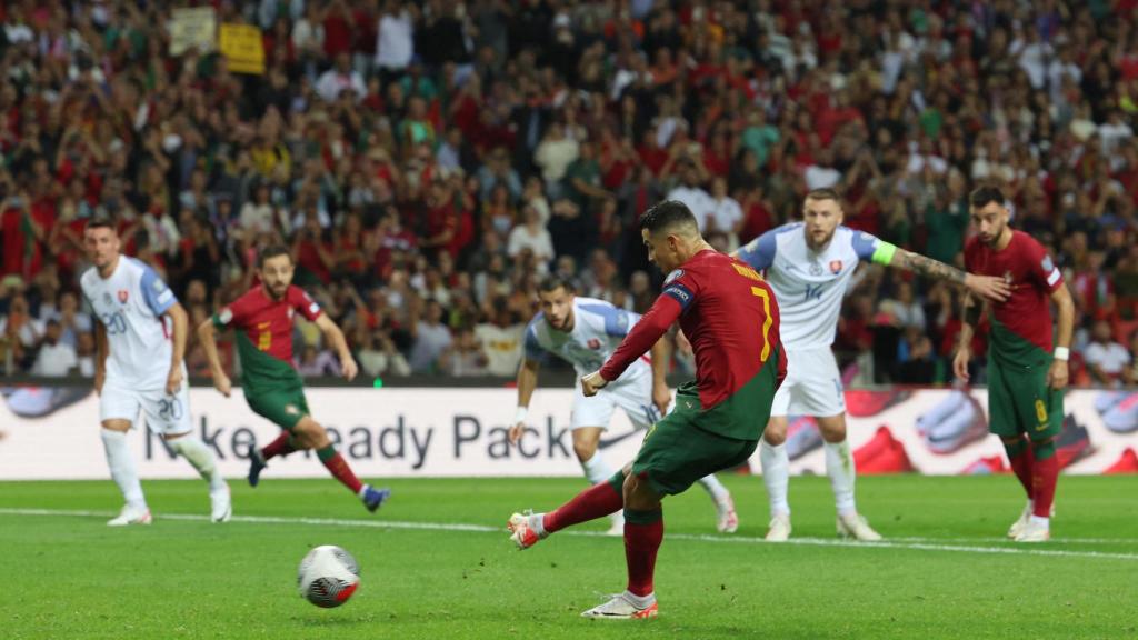 Cristiano Ronaldo, ante Eslovaquia