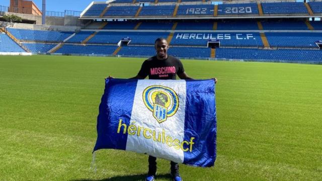 Kévin Appin, exjugador del Hércules y ahora en el Burgos.