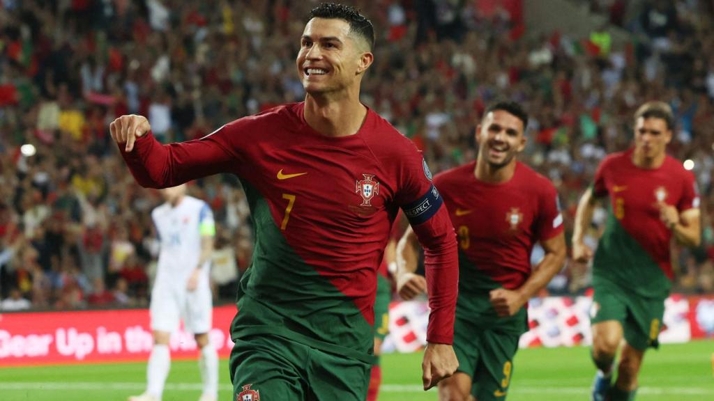Cristiano Ronaldo celebra un gol