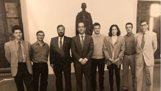La antigua foto de Page que ha vuelto a circular entre los periodistas de Castilla-La Mancha