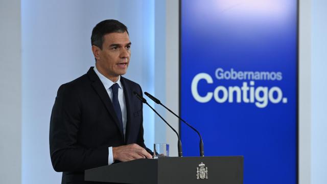 El presidente del Gobierno, Pedro Sánchez, a la salida del Consejo de Europa este martes.