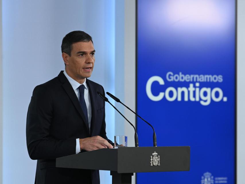 El presidente del Gobierno, Pedro Sánchez.