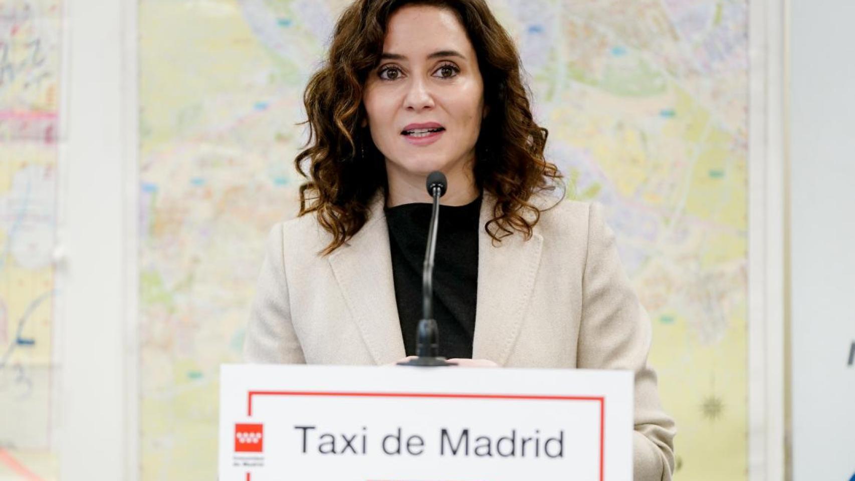 La presidenta de la Comunidad de Madrid, Isabel Díaz Ayuso.