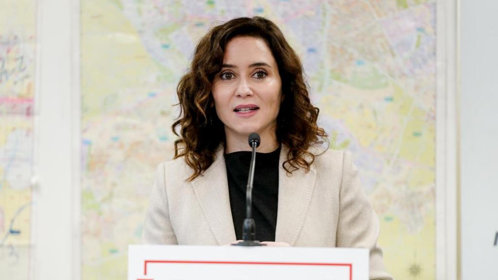 La presidenta de la Comunidad de Madrid, Isabel Díaz Ayuso.