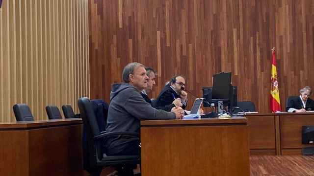 El acusado de haber asesinado a su vecina en la calle Zamora de Vigo.