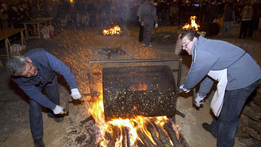 Celebración del magosto en Zamora