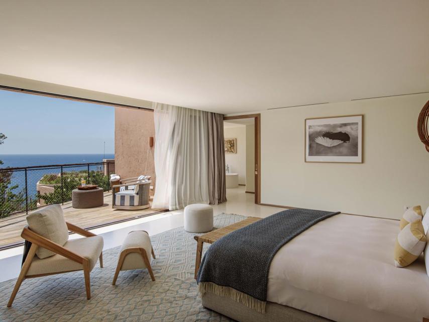 La suite en la que han pernoctado los marqueses de Griñón durante sus días de descanso en Ibiza.