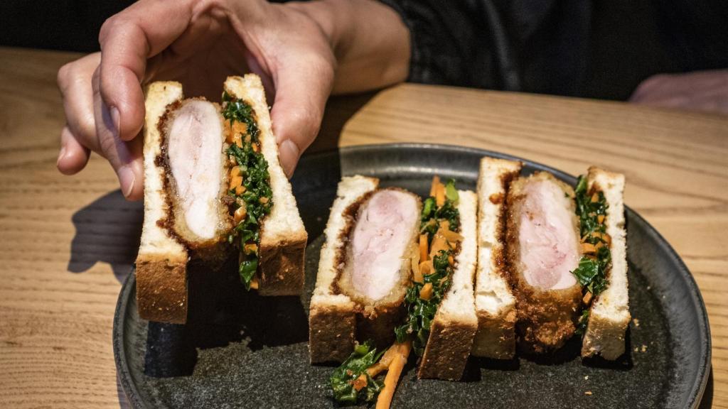 Katsu Sando del restaurante Haranita en Madrid
