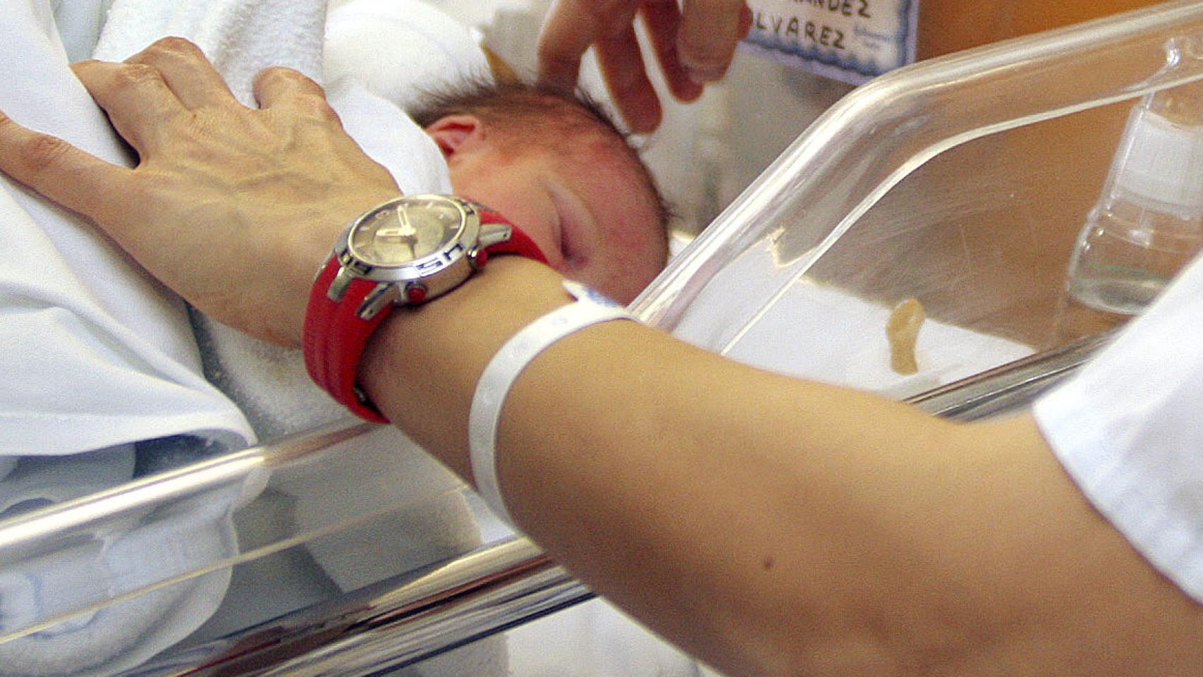 Bebé nacido en un hospital de Castilla y León