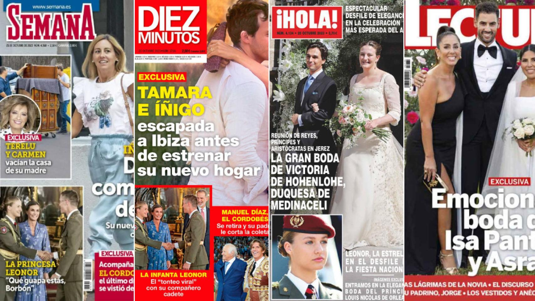 Portadas de revistas.