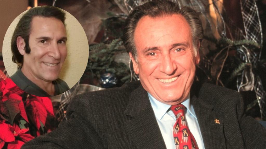 Montaje de EL ESPAÑOL de Julián, el presunto hijo de Manolo Escobar, y el cantante.