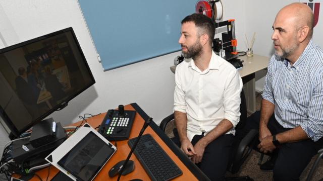 Sala de observación de la unidad de innovación de la Universidad de Murcia.