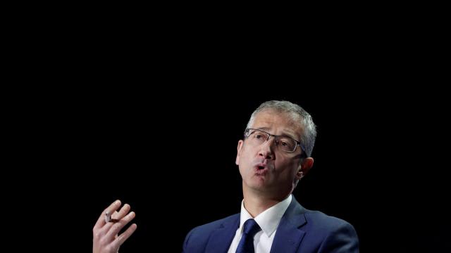 Pablo Hernández de Cos, gobernador del Banco de España, durante la reunión anual del FMI en Marruecos.