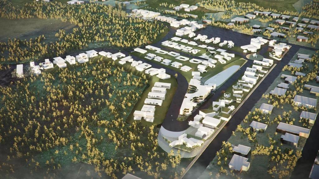 La comunidad de casas proyectada en Nassau