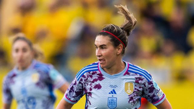 Mariona Caldentey, con la Selección femenina