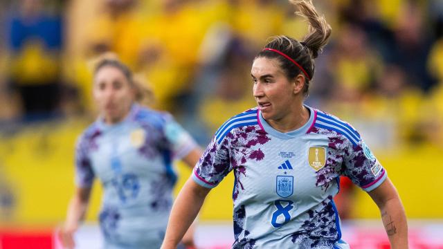 Mariona Caldentey, con la Selección femenina