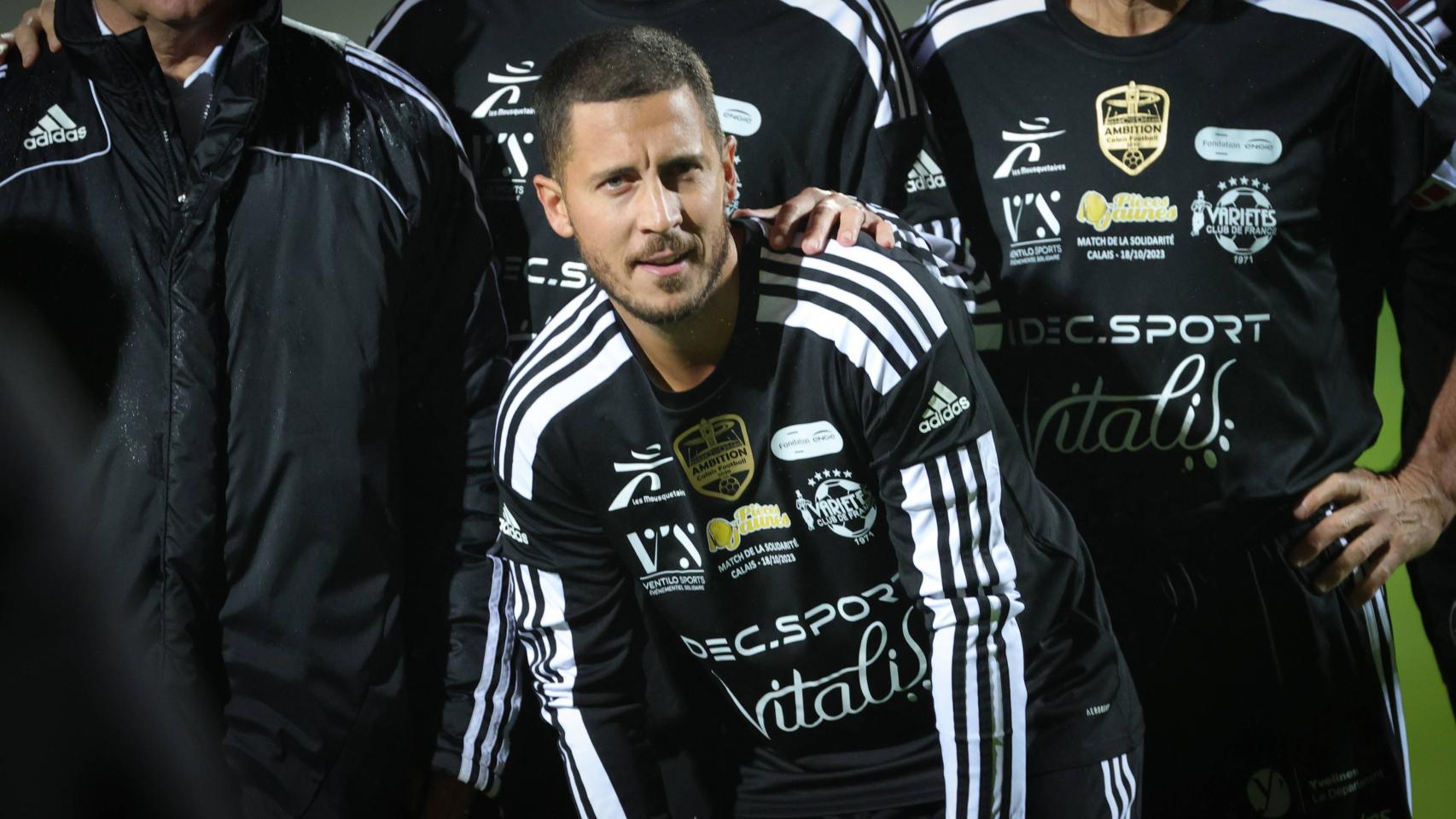 Hazard, en un partido benéfico tras su retirada del fútbol