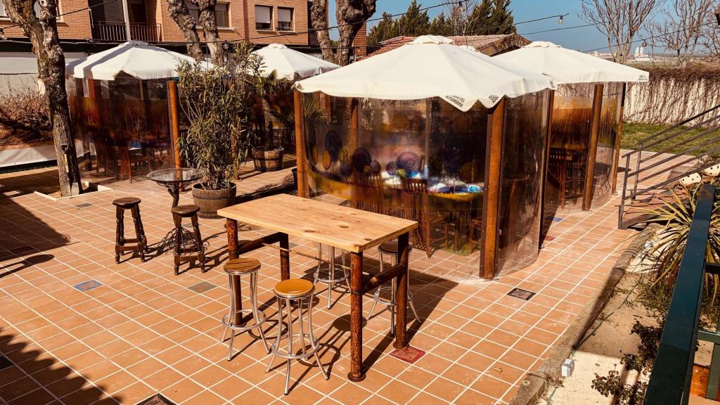 Imagen de la terraza exterior