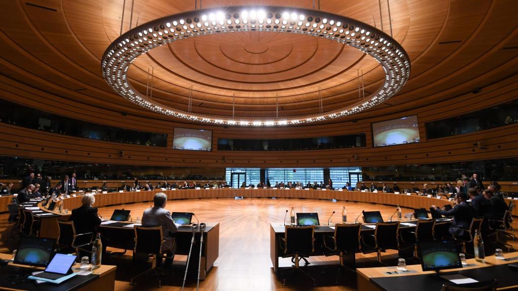 Los ministros del Interior de la UE, durante su reunión de este jueves en Luxemburgo