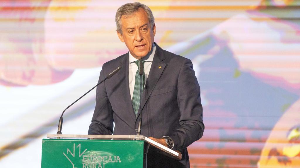 Javier López, presidente de Eurocaja Rural. Foto: Javier Longobardo.