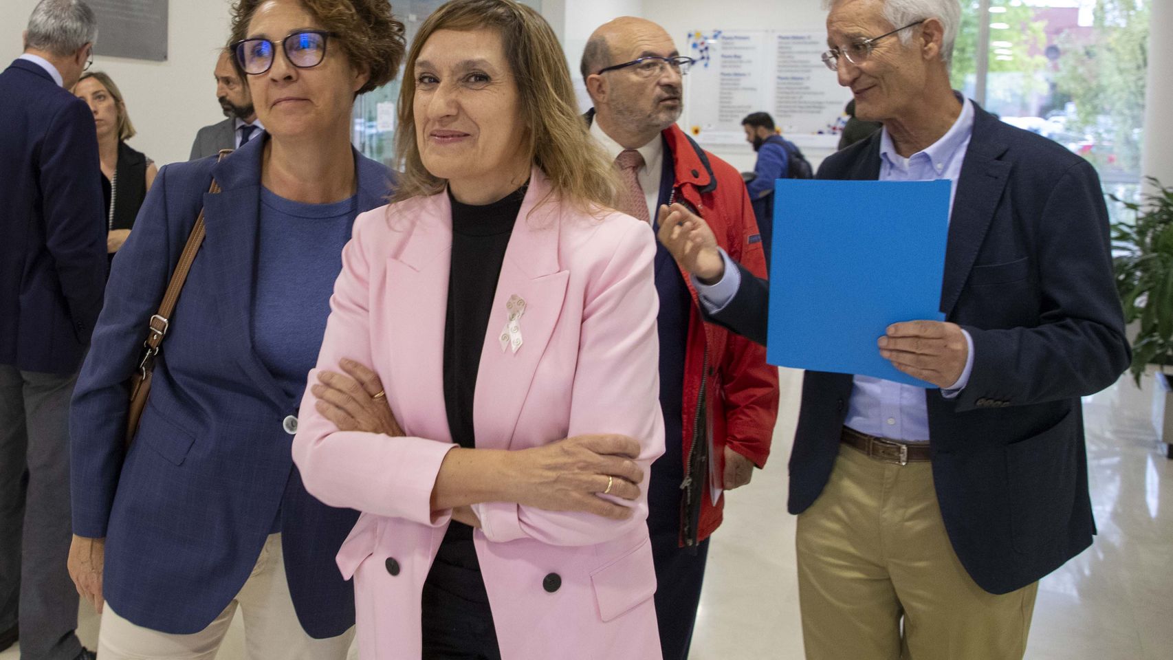 La consejera de Educación, Rocío Lucas, participa en la inauguración de la jornada divulgativa ‘Abriendo el futuro para frenar RAS en cáncer’, organizada por el Centro de Investigación del Cáncer.
