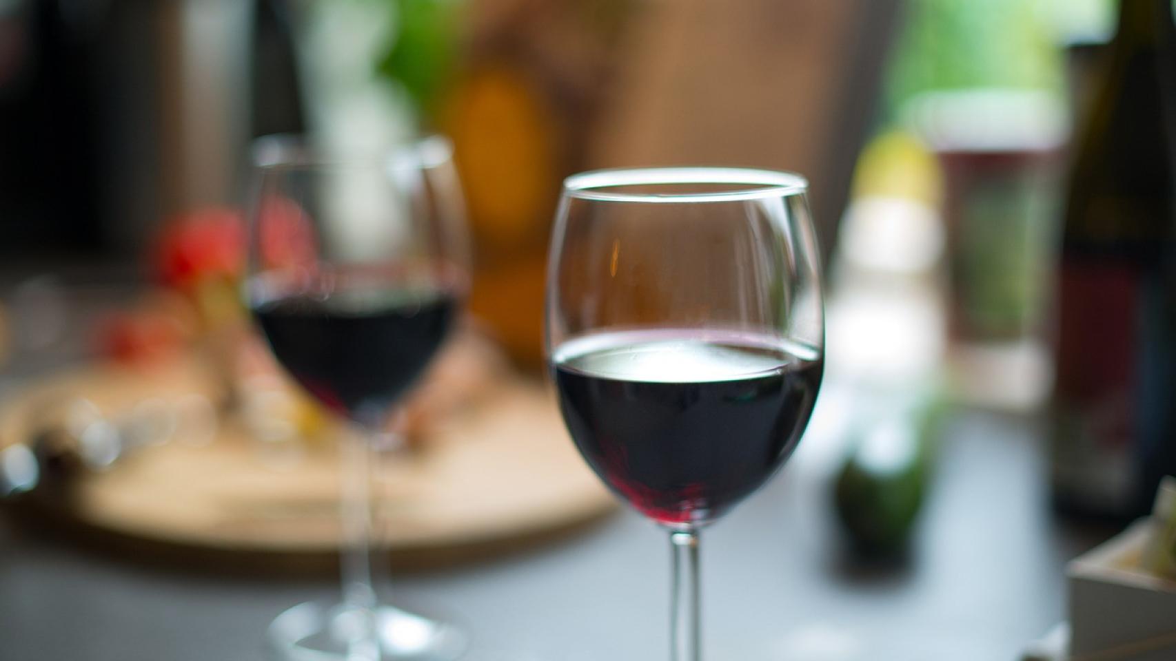 Vino en la comida