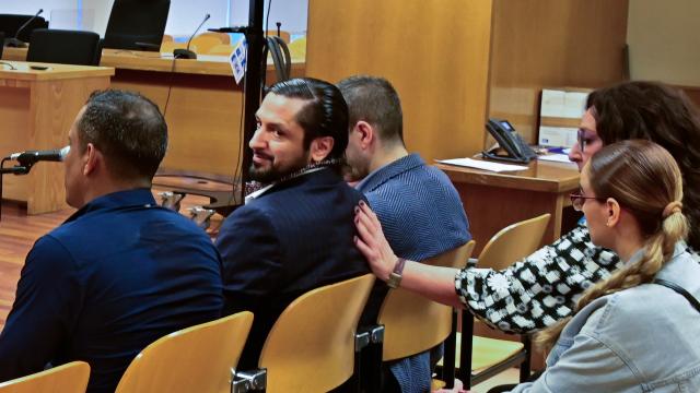 Rafael Amargo en el banquillo de los acusados el pasado mes de junio.