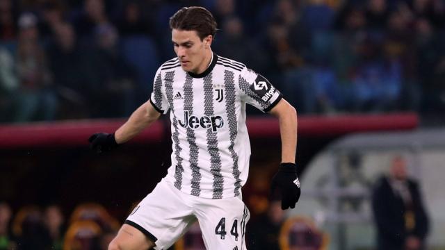 Nicolo Fagioli, durante un partido con la Juventus.