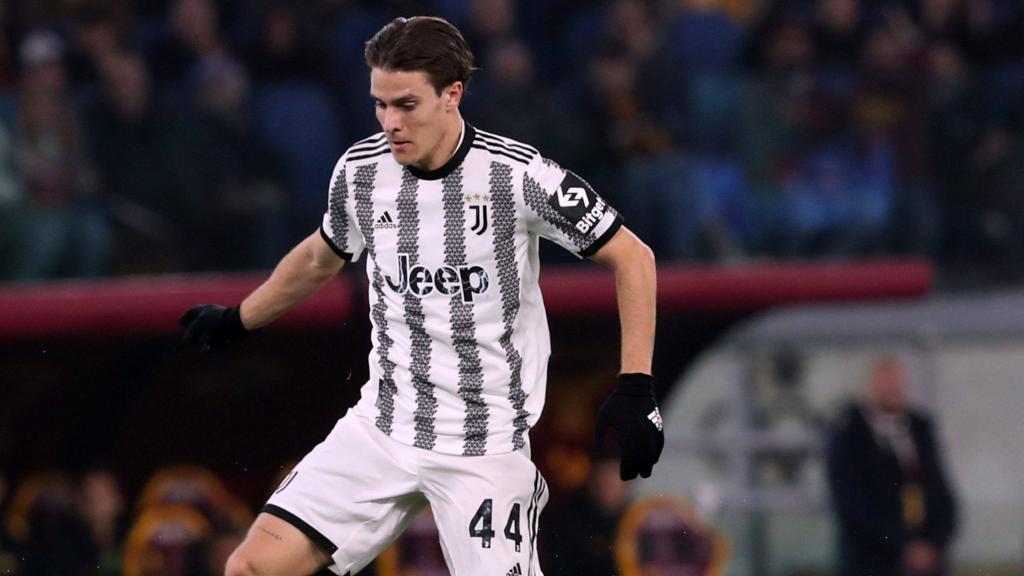 Nicolo Fagioli, durante un partido con la Juventus.