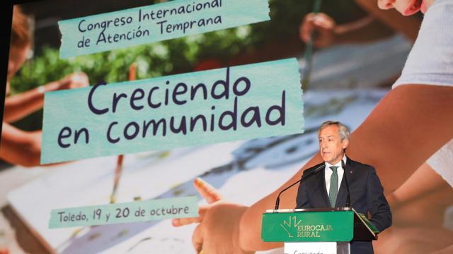 Javier López, presidente de Eurocaja Rural, durante su intervención