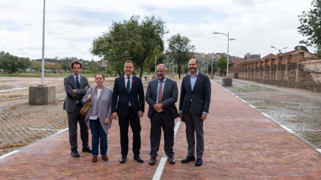 Inauguración del nuevo parking de la UCLM en Toledo. Foto: Javier Longobardo.